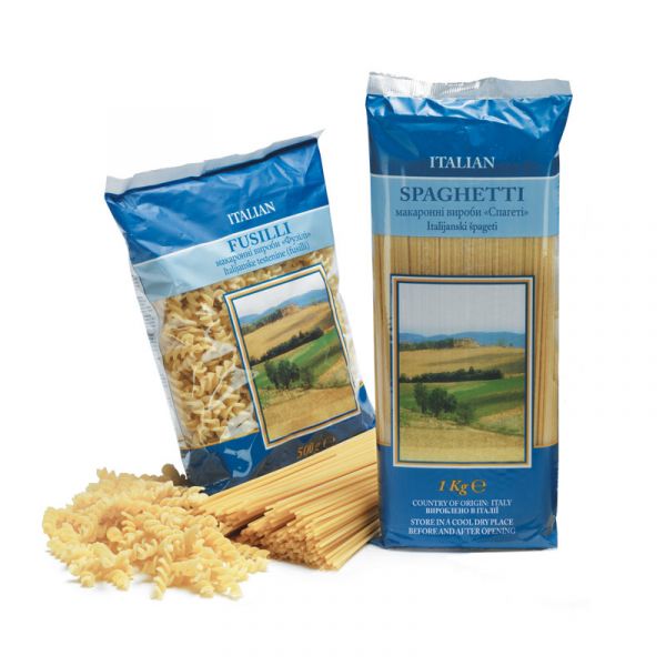 Italienische Teigwaren "Fusilli"
