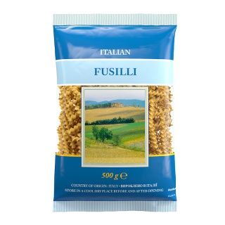 Italienische Teigwaren "Fusilli"