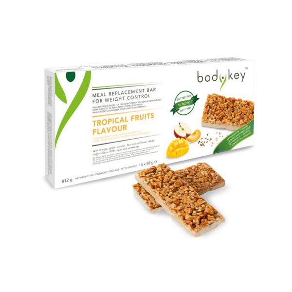 bodykey by NUTRILITE™ Mahlzeitersatz-Riegel – Tropische Früchte